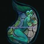 Creepy Fairy in a tear drop..