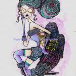 Art Nouveau Angel Fairy Pri..