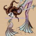 fantasy art print 5 x 7 dem..