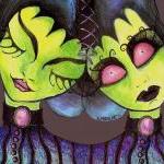 siamese twins 5 x 7 art pri..